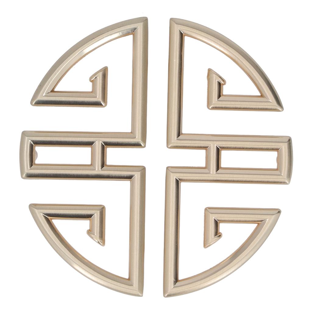 2Pcs Hollow Cabinet Handle Zinc Alloy Easy Installation Elegant Chinese Antique Hollow Handle for