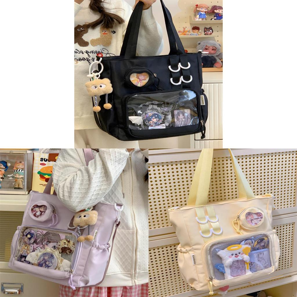 Youth Campus Fashion Crossbody Bag With Multiple Shoulder Straps For Casual Outings