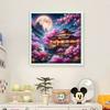 Full Embroidery Eco-cotton Thread 11CT Printed Pavilion Cross Stitch Kit Art
