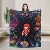 Yayoi Kusama Pumpkin Plush Blankets Custom Throw Blanket for Home 200x150cm Quilt