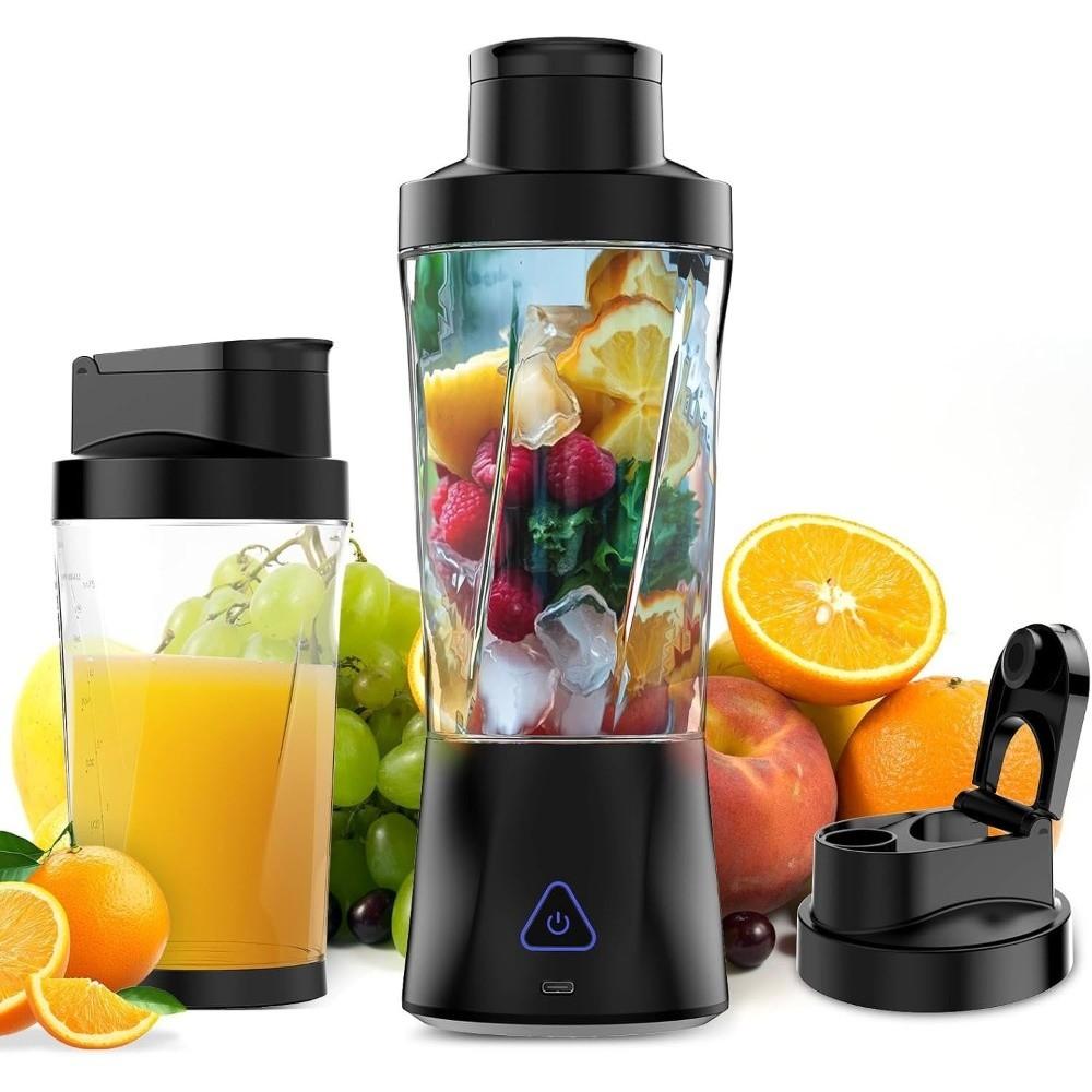 

Large Capacity Juice Extractor Multifunctional Fruit Blender New Dual-Use Juice Cup Outdoor чорний