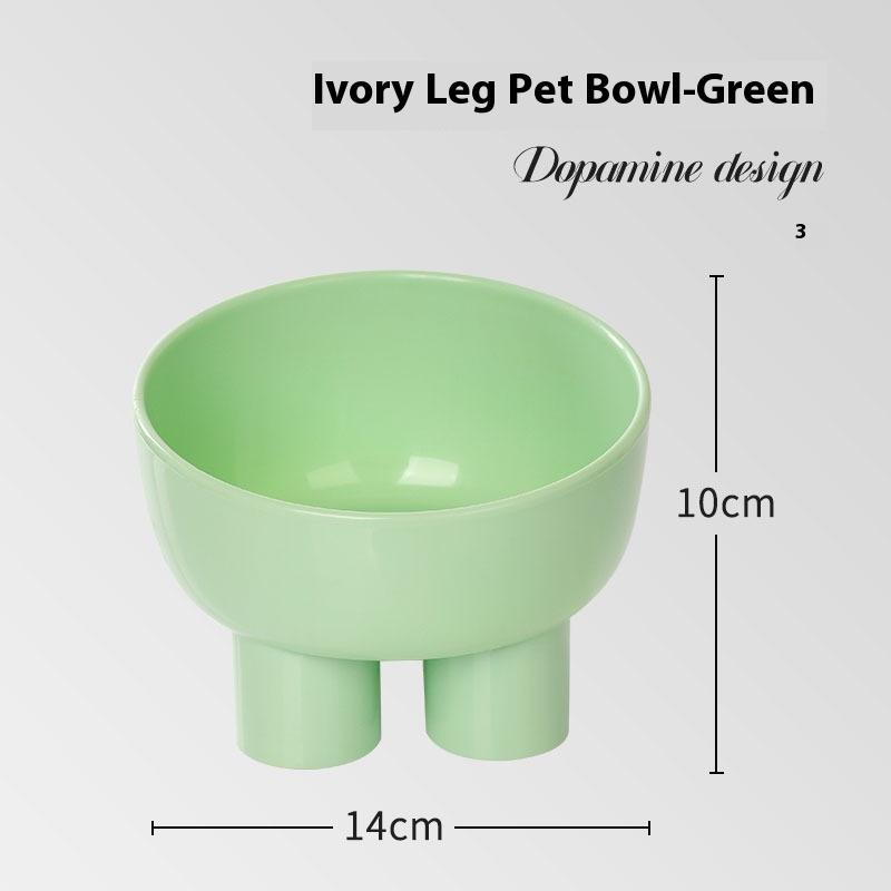 Pet supplies macaron colored neck protection bowl, pet cat, pet food bowl, pet water bowl, anti knock