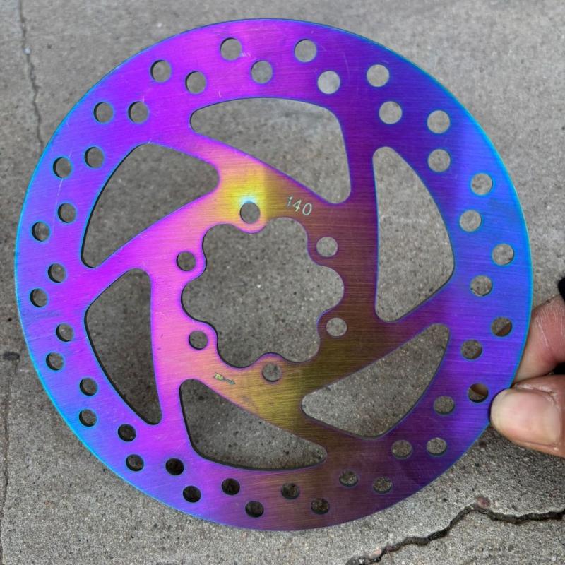 1 sada Pro elektrickou koloběžku Kukirin G2 Pro/G2 Max 140mm Nerezová ocel Brzdový kotouč Rotor Díly Pro Kukirin Kotoučové brzdy Náhradní