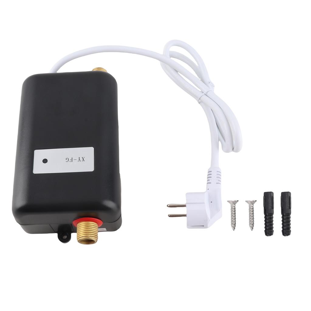 Under Sink Water Heater Black 1 2 Inch Interface High Power Energy Saving Water Heater for Kitchen Apartment Bathroom