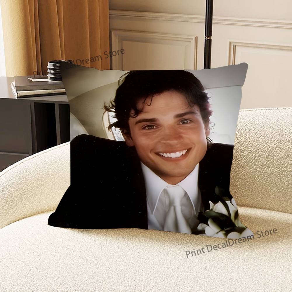 T-Tom Welling Kissen für Schlafzimmer Auto Café Raum und Wohnzimmer Sofa Dekorative Kissenbezug Hülle