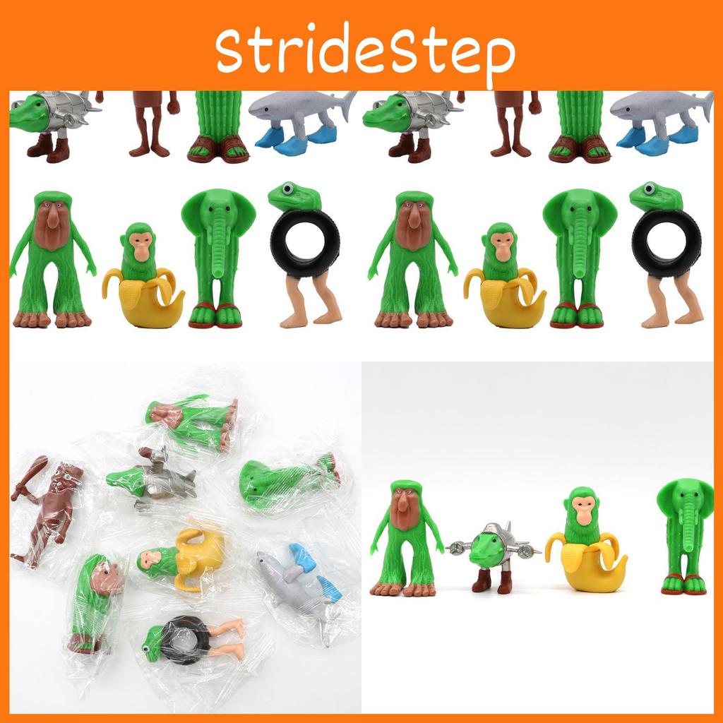 Tungtungtungsahur Series Shark Monkey Animal Doll Model Desktop Ornament