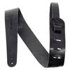 Martin Guitars A0064 Black Leather Strap Guitar Strap