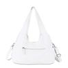 Borsa a Spalla da Donna Grande Capacità con Tasche Multiple e Manico Superiore a Forma di Raviolo di Caffè Tote Satchel
