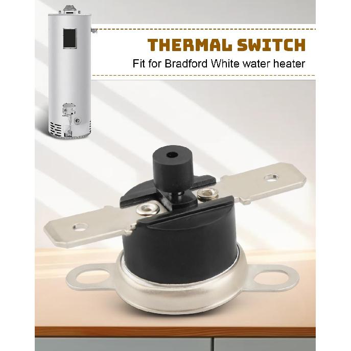 Thermal Switch Fit for Bradford White Water Heater Replaces 2394367602, Resettable