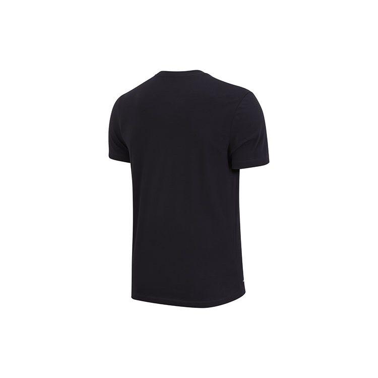 Nike T Shirts Men's Black Crew Neck Moderate Straight Fit CT9824-010
