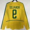 98 France Vintage Brazil Portugal Argentina England Long Sleeve Print Retro jersey