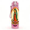 1PC Our Lady Of Guadalupe Religious Print 750ml Color Plastic Sports Water Bottle Leakproof Flip Straw Lid Suitable for Sports Office Home Use