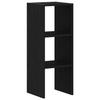 VidaXL Stackable Bookcase Black Oak 30x30x80 Cm Engineered Wood, Shelf, Book Shelf, Book Holder, Cabinet 858805