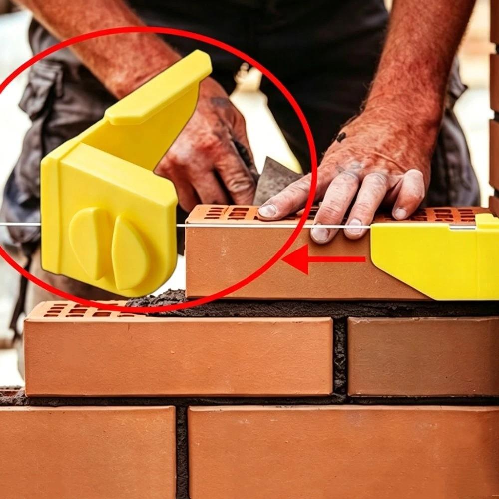 Yellow Brick Line Anchor Reusable Masonry Tool Line Angle Bracket Construction