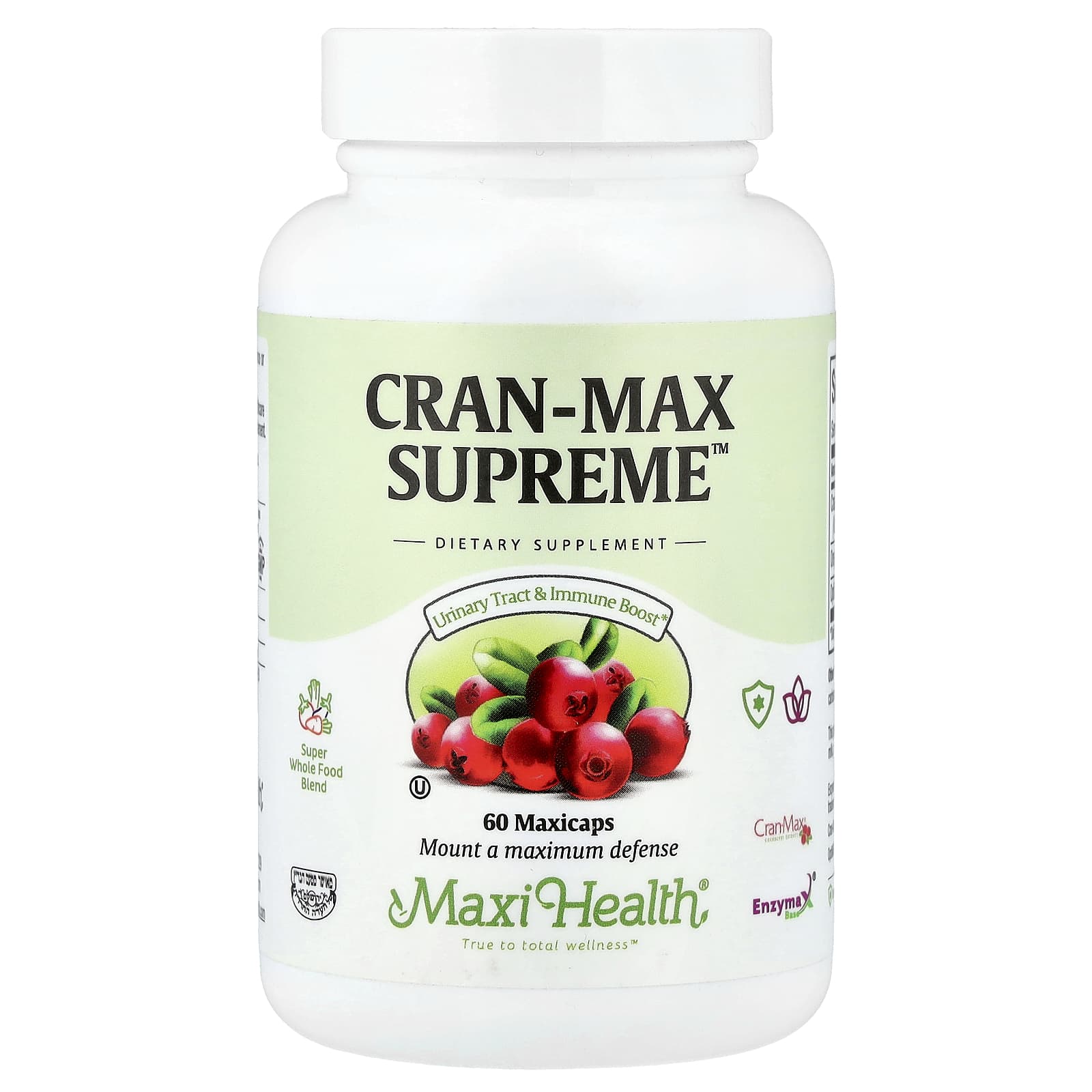 

Maxi Health, Cran-Max Supreme™, 60 Maxi Capsules