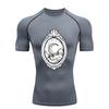 Moon and Clouds  Men's Sports T-shirt Training Fitness Compression Workout T-Shirt Rashgard Tops Men's Fitness T-Shirt