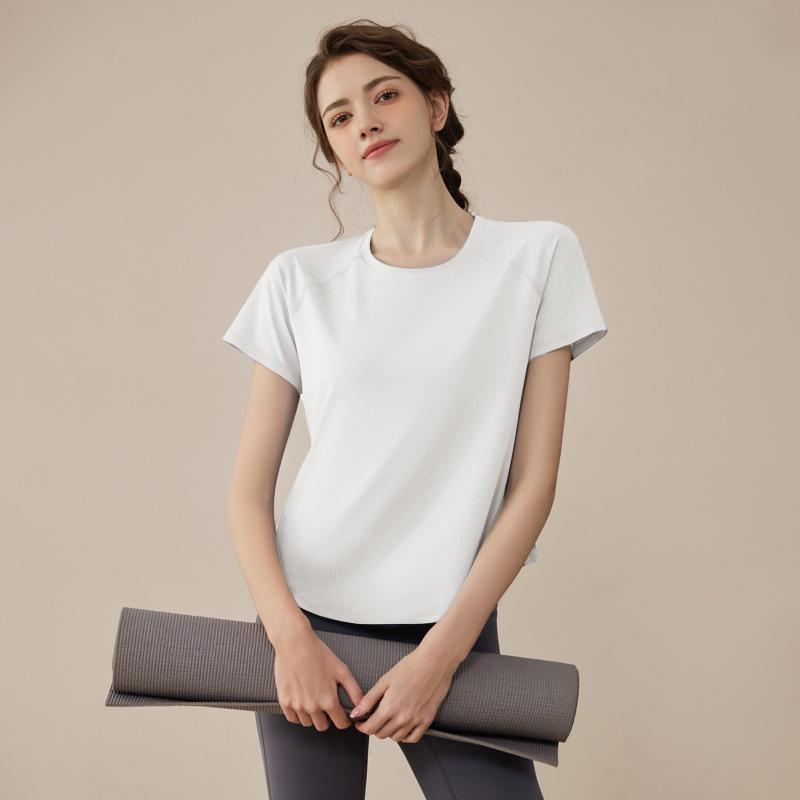 2025 Women's Summer Yoga Short Sleeve Sports Fitness T-shirt