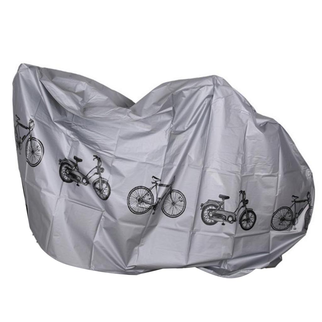 210x100cm Custodia Bici Accessori Bicicletta Coperture Antipolvere Poliestere Grigio