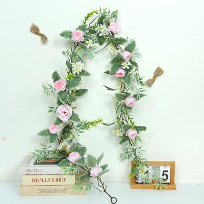 Simulation Rose Vine Home Wedding Wedding Arch Winding Decorative Vine Eucalyptus Leaves Simulation Vine