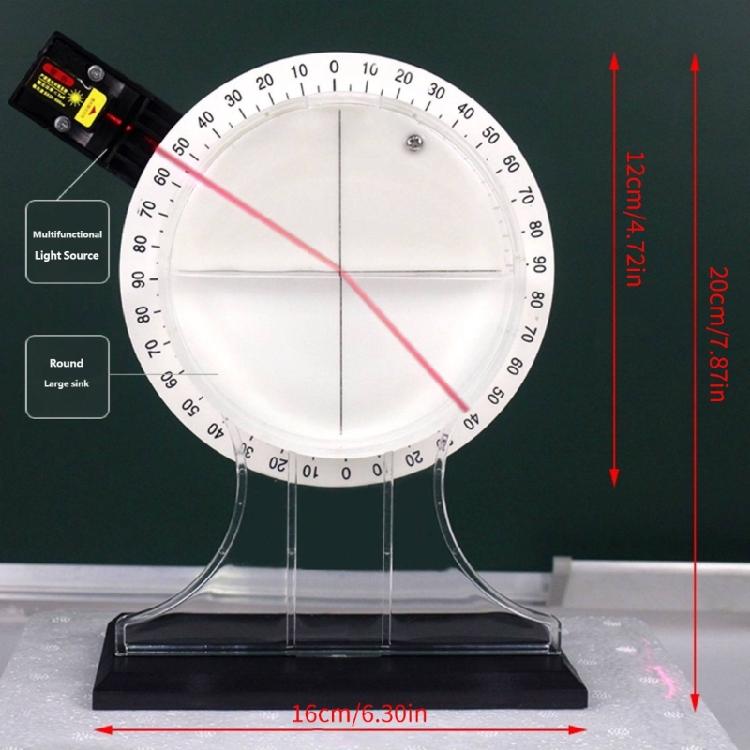 Optical Experiment Set Light Reflection and Refraction Demonstrator For School Laboratory Visualizing Light Propagation
