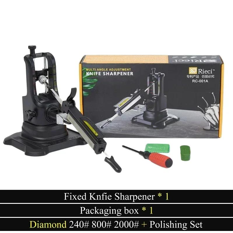 

2024 НОВЫЙ профессиональный точилка для кухонных ножей Whetstone Многофункциональная система заточки с фиксированным углом, набор инструментов для заточки режущей кромки Apex Edge as photo