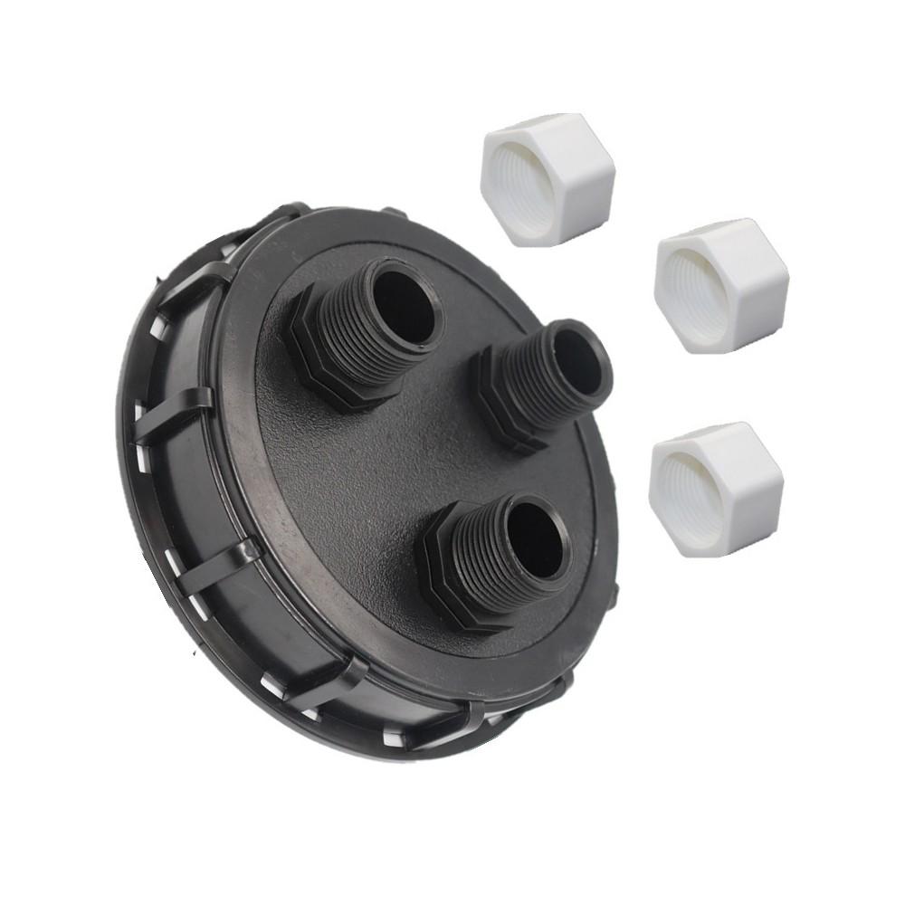 Easy Installation IBC Tank Adapter Plastic Cap Vented Lid