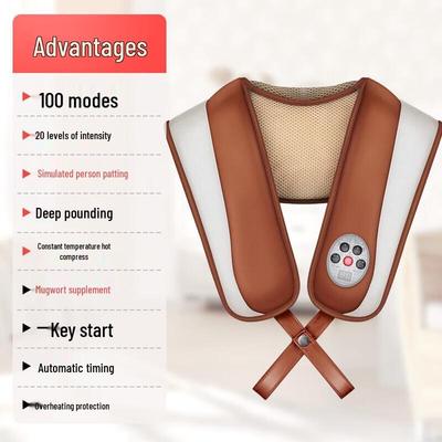 MZ Neck and Shoulder Massage Shawl with Heat CN Plug (adapter Included)