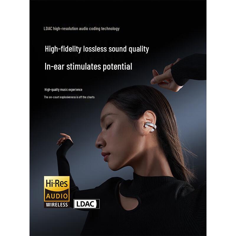 Soundcore AeroClip Open-Ear Clip-On Bluetooth Sports Headphones