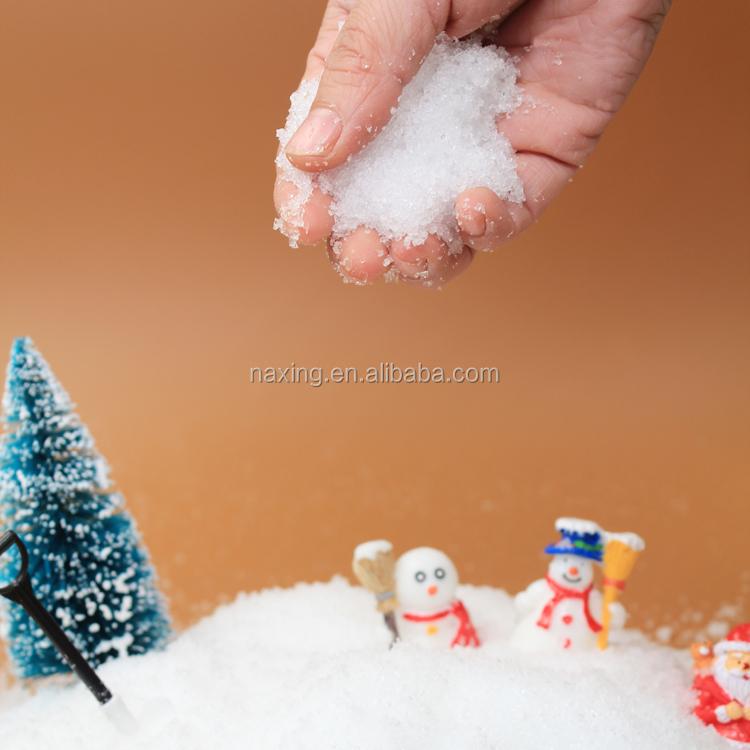 Cheap Instant Magic Snow Powder Eco-friendly SAP Non-Toxic Super Grade Artificial Snow Christmas Holiday Decoration