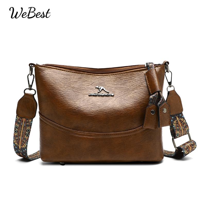 

Minimalist Bucket Shoulder Crossbody Bag чорний