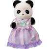 Sylvanian Families Panda Family Doll Set for Dollhouse Ages 3 and Up