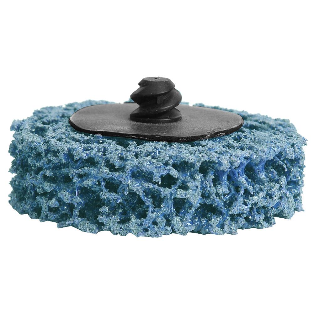 2inch 50mm Poly Strip Polishing Disc Roll Lock Grinding Wheel Rust Paint Remover (Blue)