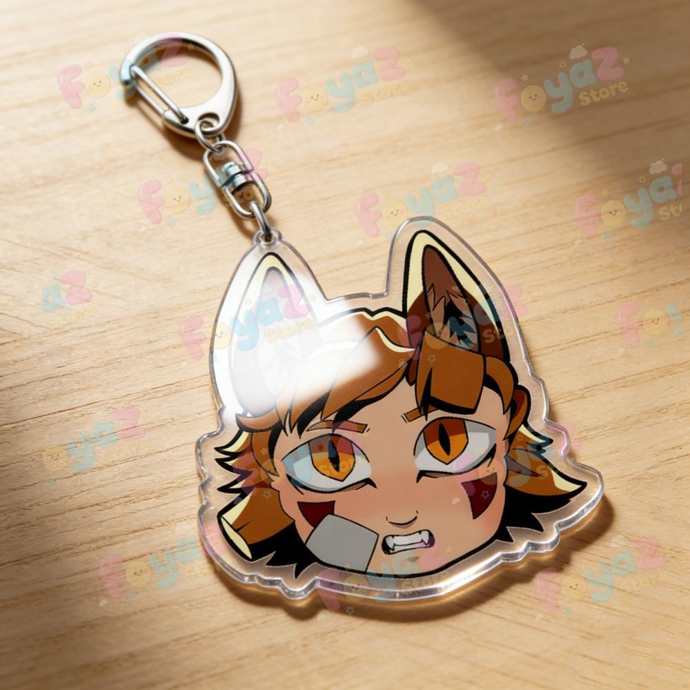 Anime YKMET Keychain Accessories Bag Keyrings Jewelry Manga Fans Gifts
