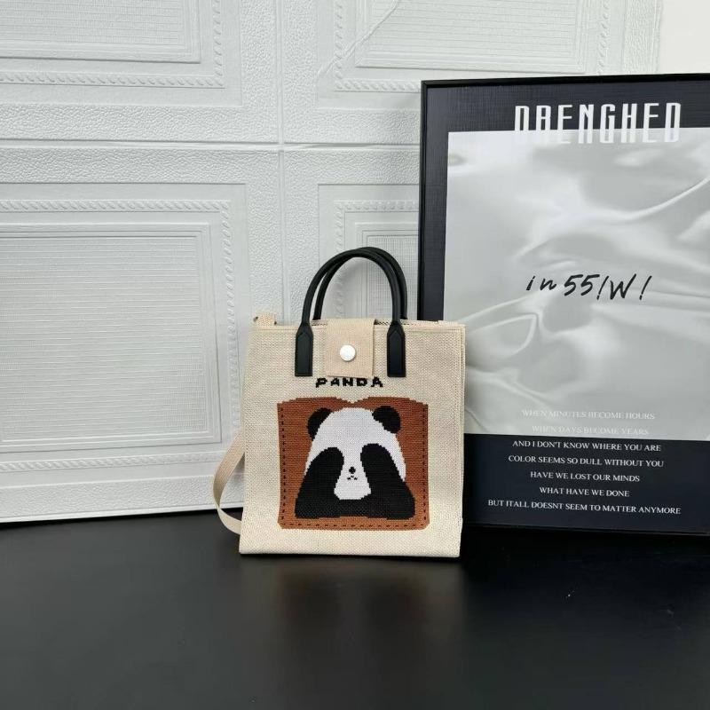 Premium new cute cartoon knitted mobile phone bag adjustable messenger handbag niche versatile dopamine bag