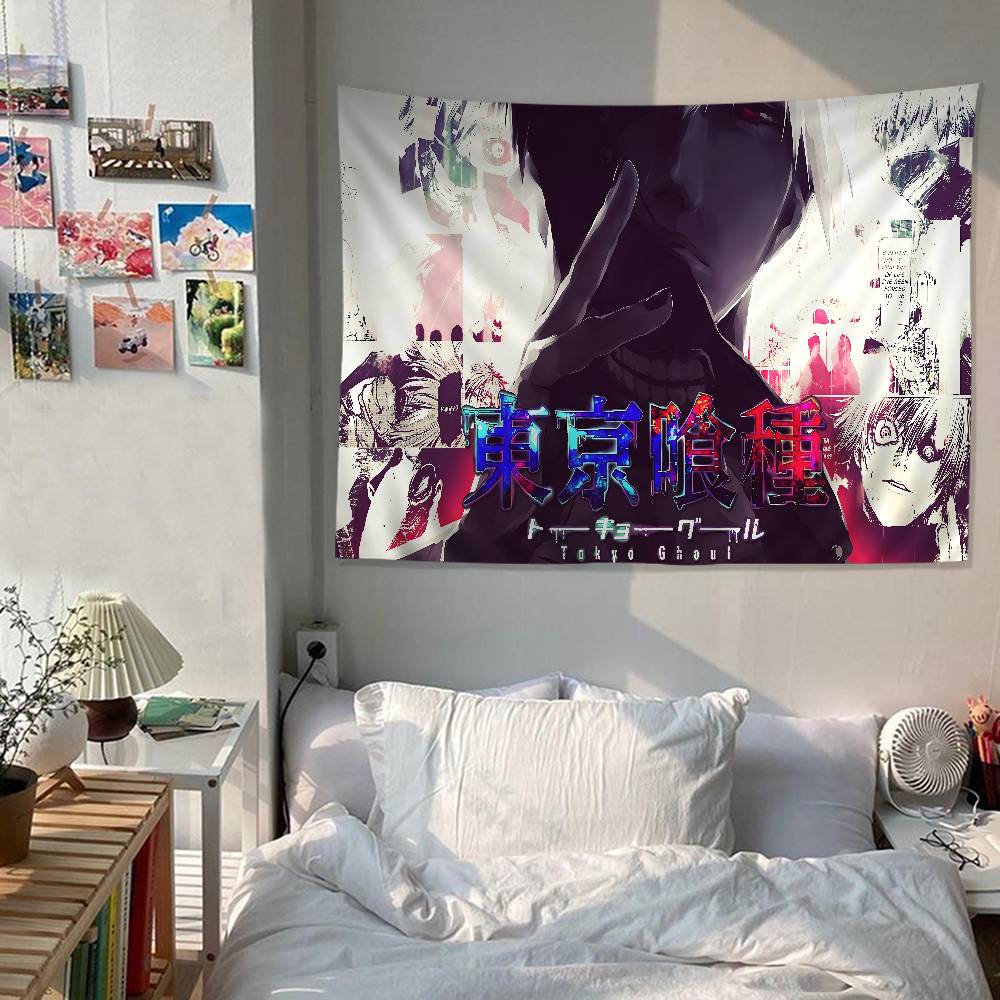 Tokyo Ghoul Anime Cartoon Tapestry Home Decoration Hippie Bohemian Decoration Divination Home Decor