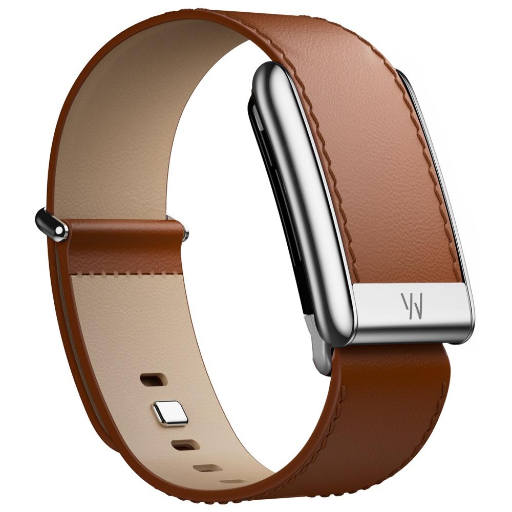 Suitable for Whoop 5.0 Mg Wristband Strap W Leather Nylon Woven Elastic Whoop Sports Replacement Strap Gold Silver Metal