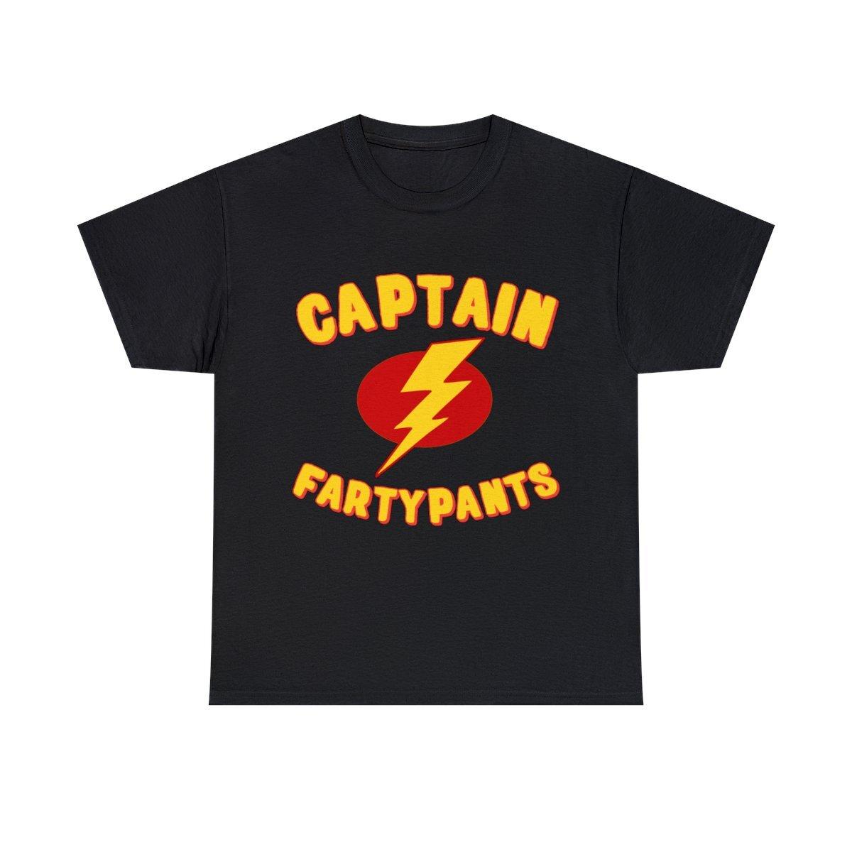 Captain Fartypants Funny Fart Graphic Tee Shirt, S-5XL L