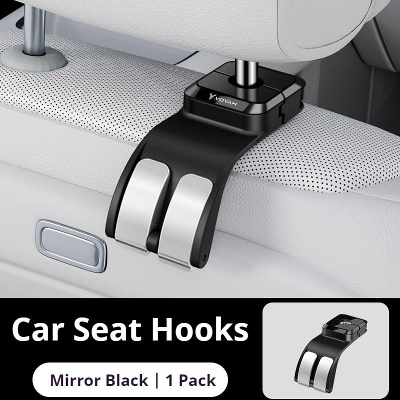 Car Seat Back Hook For Voyah Free I-Land Dreamer 2021-2023 Car Seat Headrest Hooks Hanger Storage Organizer Accessories Black 1pc