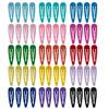 BetyBedy 60 Pcs Hair Barrettes, Non-Slip Hair Clips, 2 Inch Metal Hairpins Accessories for Toddlers, Girls, Kids, Teens, Women (15 Assorted Colors)