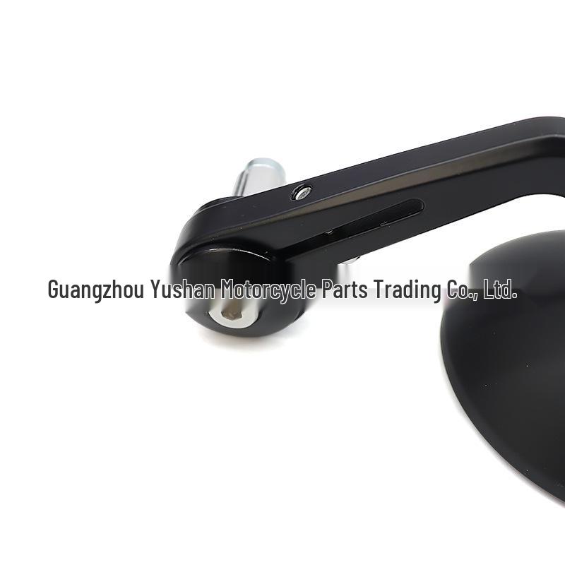 Large Round Rearview Mirrors for Electric Bikes and Motorcycles with Wide Field of View