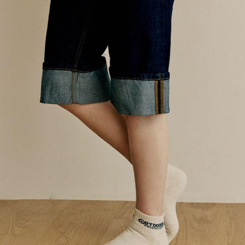 

OUTDOOR PRODUCTS Lettering Double Cushion Short-Sleeved 5-Pair Mix_M