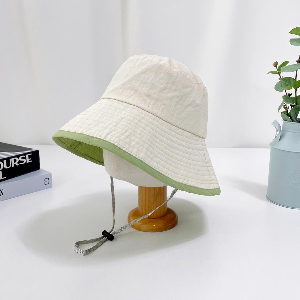 Women's and Men's Daily Rustle Color Block Bucket Hat