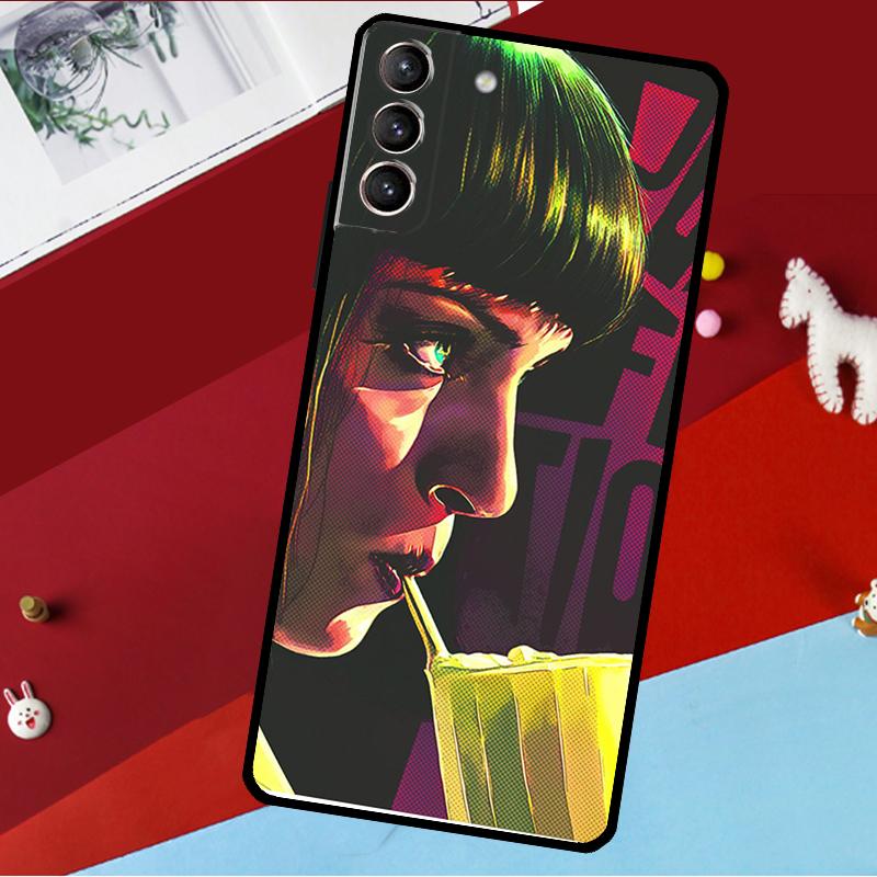 Mia Pulp Fiction Funda For Samsung Galaxy S26 S25 S24 S22 S23 Ultra Plus S20 S21 FE S9 S10 S25 FE Phone Case