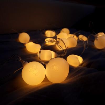 Line Friends Brown Sally Måne Stjärna LED-girlang Ljusslinga 20 Glödlampor 5m, Vit