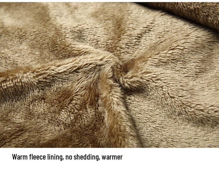Herren Verdickte Weste für den Winter - Warme, locker sitzende Steppjacke für mittleres und älteres Alter (Große Größe, Modell 7881)