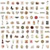 100 Retro Graffiti Stickers: Kids' DIY Waterproof Decorative Stickers for Water Bottles, Luggage, and Cups
