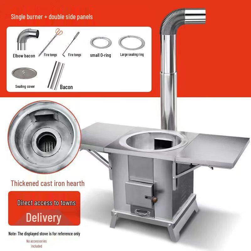 Portable Stainless Steel Outdoor Camping Wood Stove