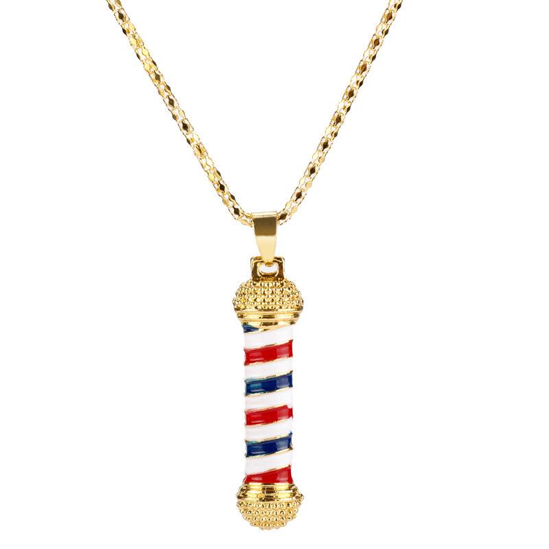 Creative Barber Shop Razor Pendant Necklace - Hip Hop Trend