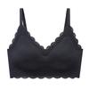 New Latex Underwear One Piece Seamless Bra for Women Without Steel Ring Gathering Comfortable Bra