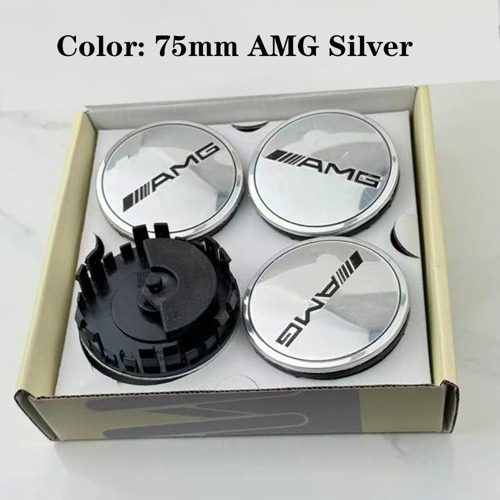 BETI1 for Mercedes Benz C E A B S Class GLE GLA GLB GLC GLS AMG W203 W204 W205 W176 W177 4Pcs 75MM Floating Wheel Center Caps Hubcaps